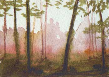 "Dawn" by Helen Klebesadel, Madison WI - Watercolor - SOLD